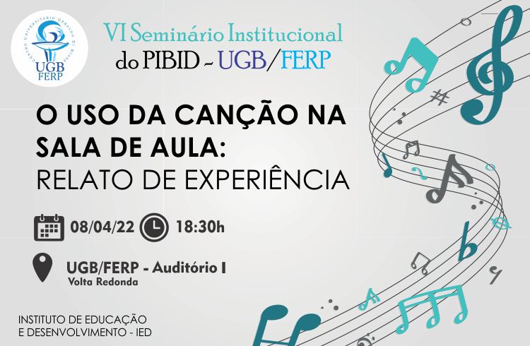 VI Seminário Institucional do PIBID - UGB/FERP